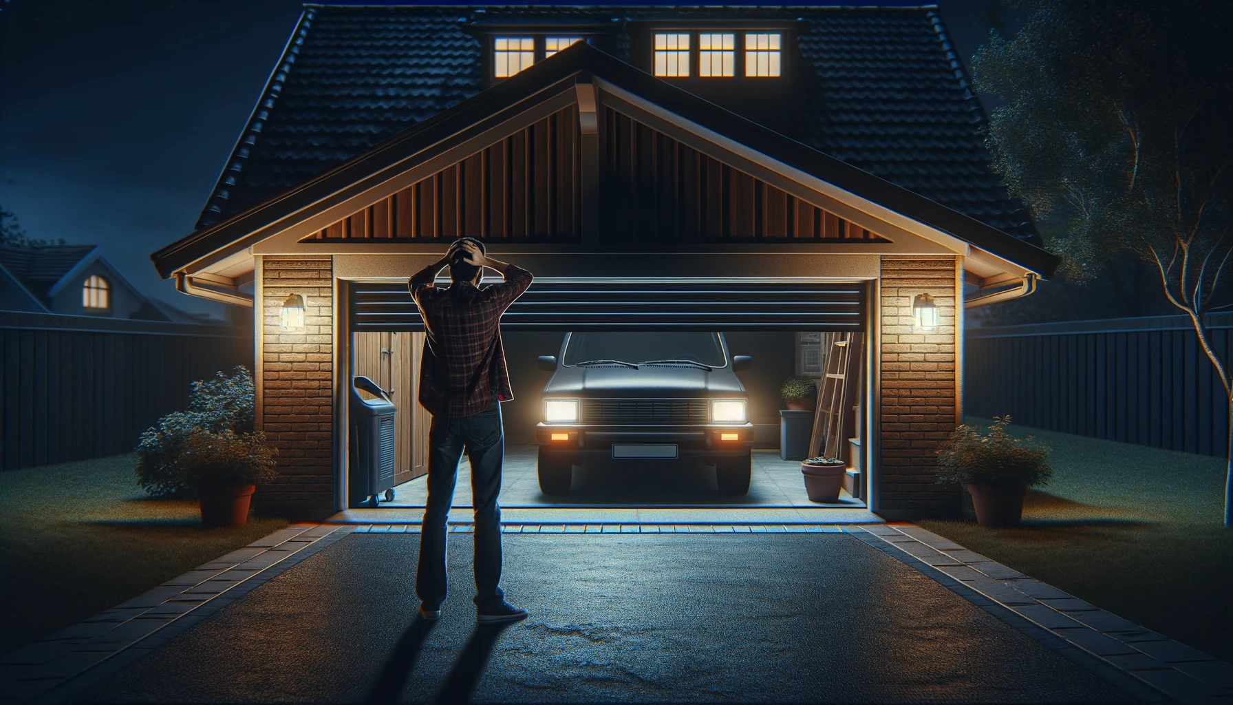 What to Do When Your Garage Door Stops Working at Night