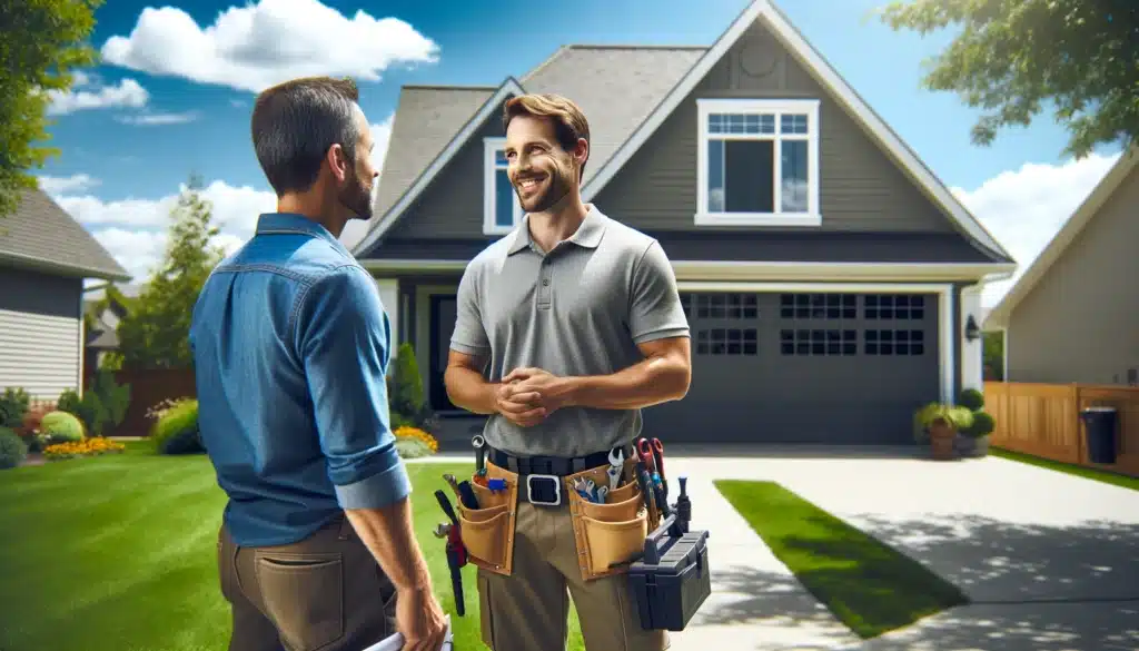 Garage door repair in Langley
