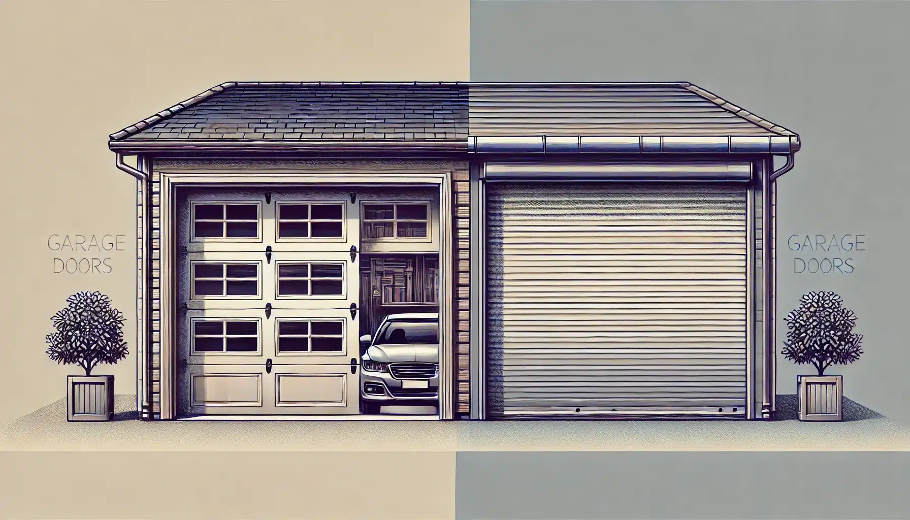 The Pros and Cons of Sectional vs. Roll-up Garage Doors