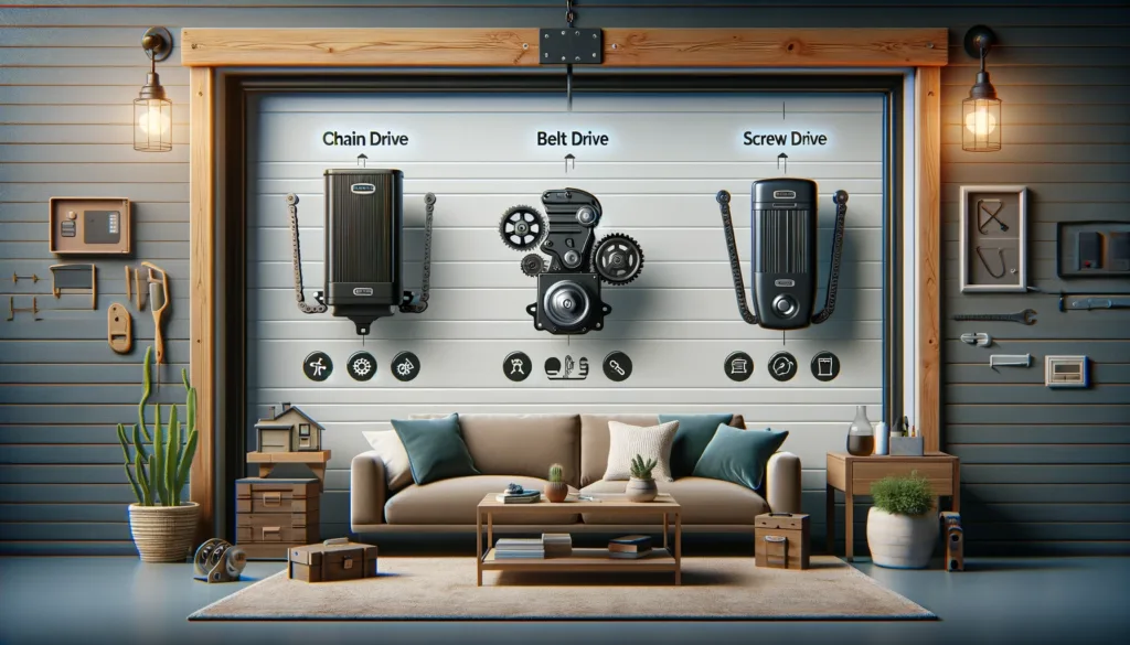 Types of garage door opener