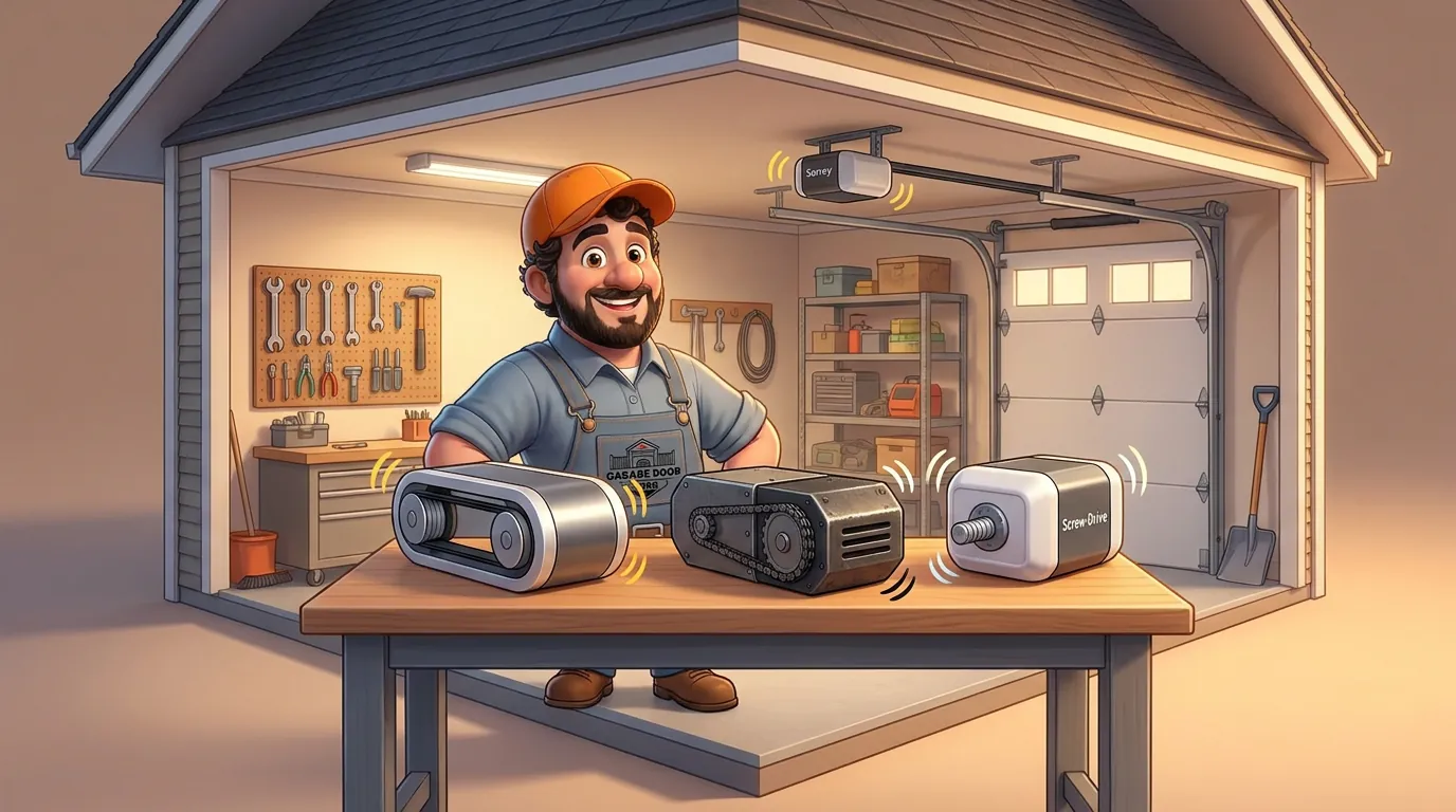Belt vs. Chain vs. Screw-Drive Garage Door Openers: A Surrey Buyer's Guide