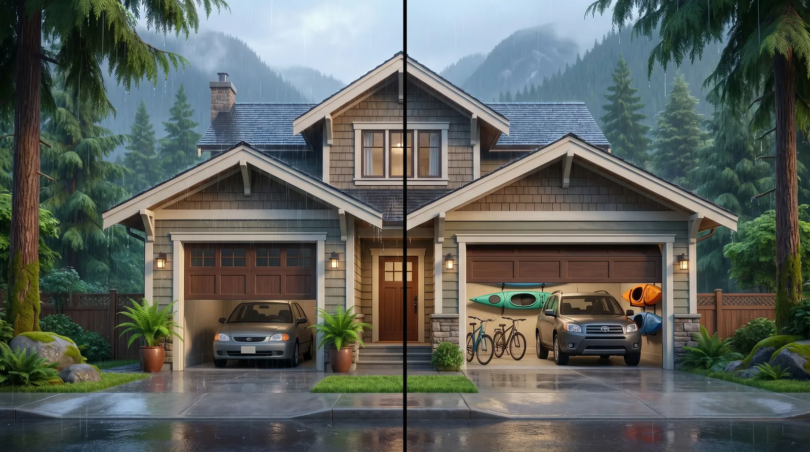 Single vs. Double Garage Doors: The Right Fit for Your Vancouver Home