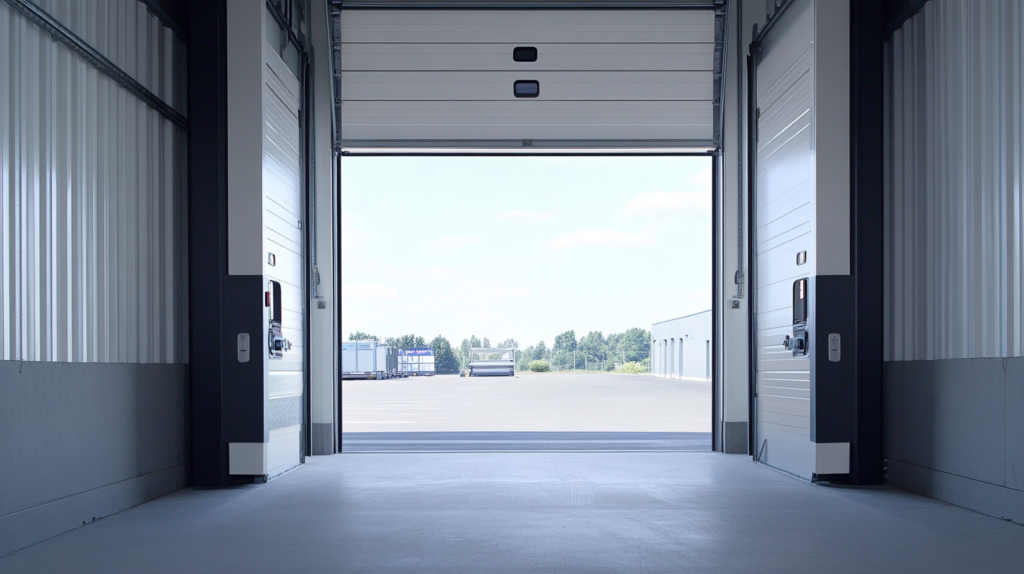 vertical lift garage door