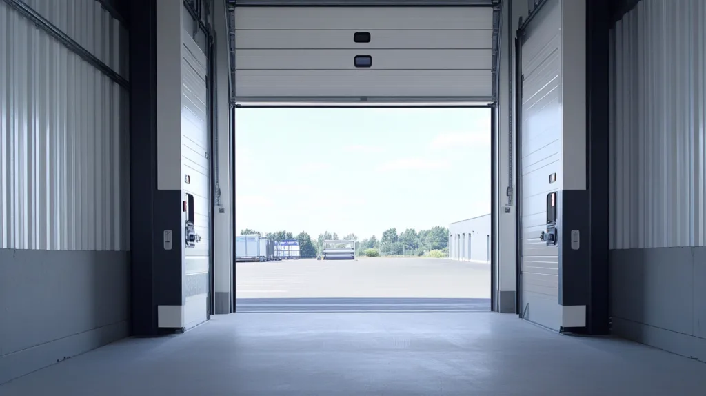 vertical lift garage door